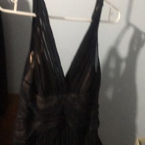Bcbg Maxazria Black taffeta dress